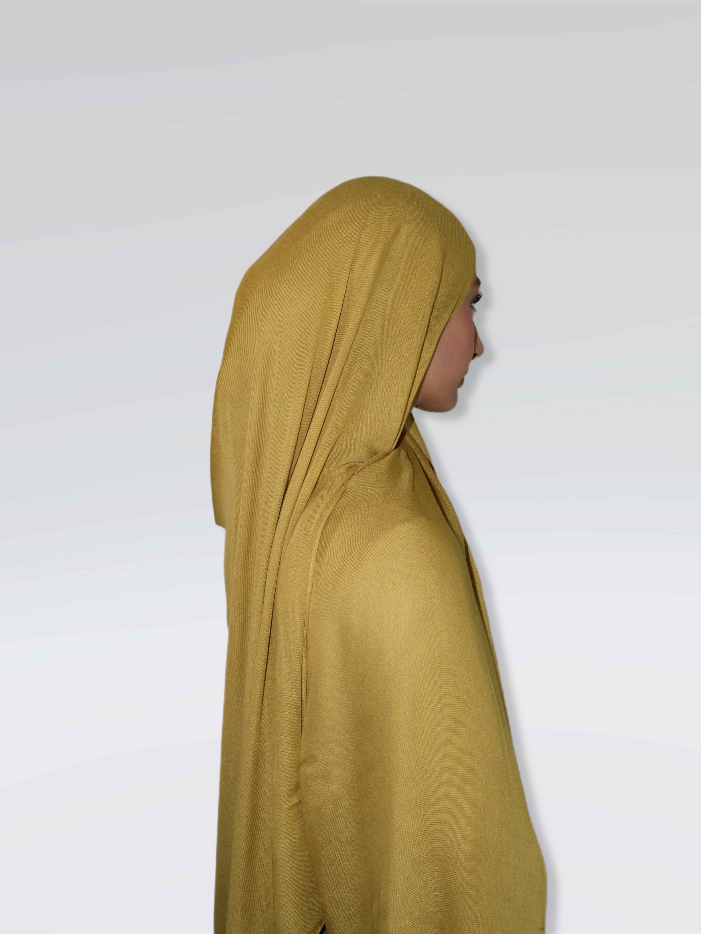 Mustard Modal Hijab & Undercap Set