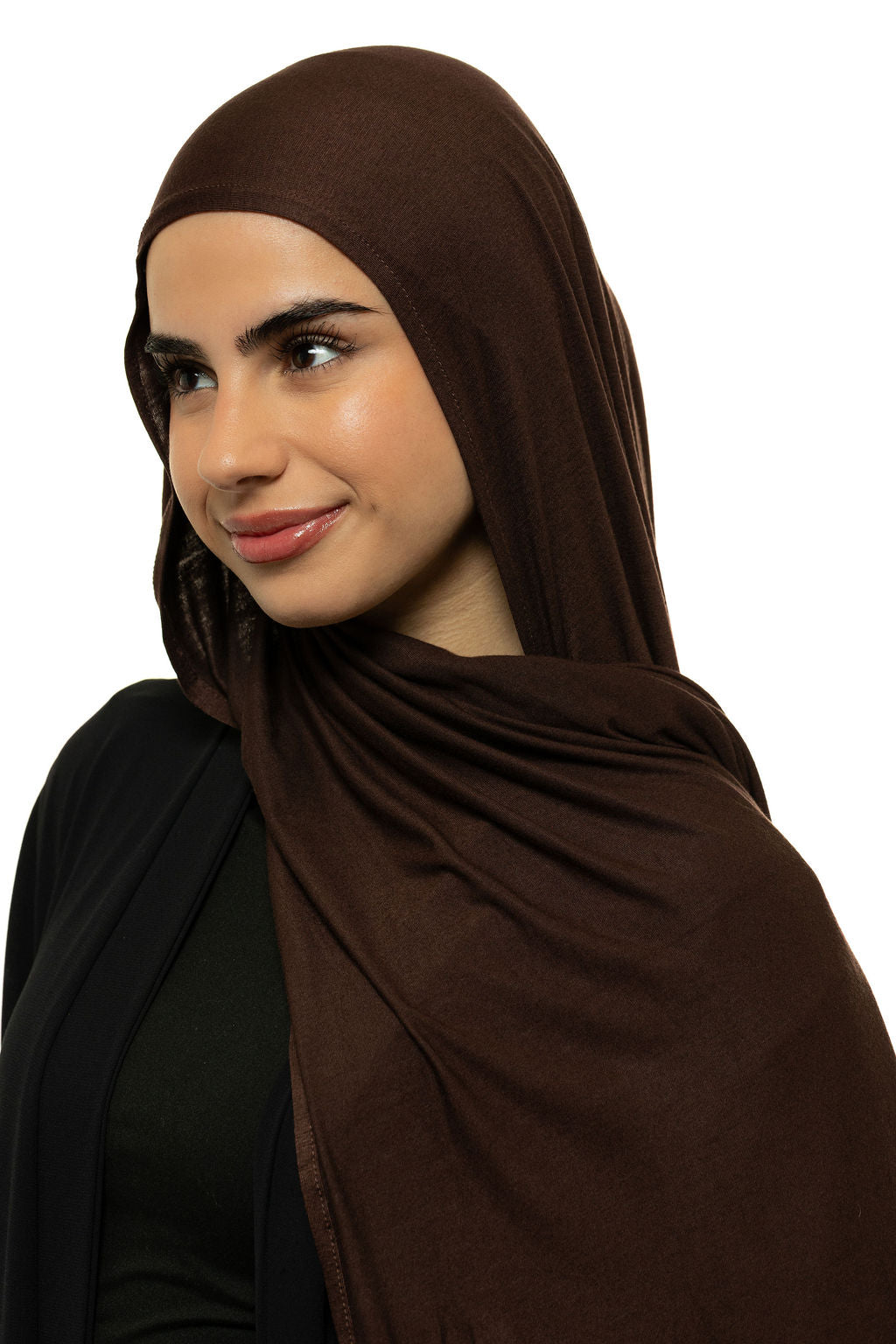 Chocolate Jersey Hijab & Undercap Set
