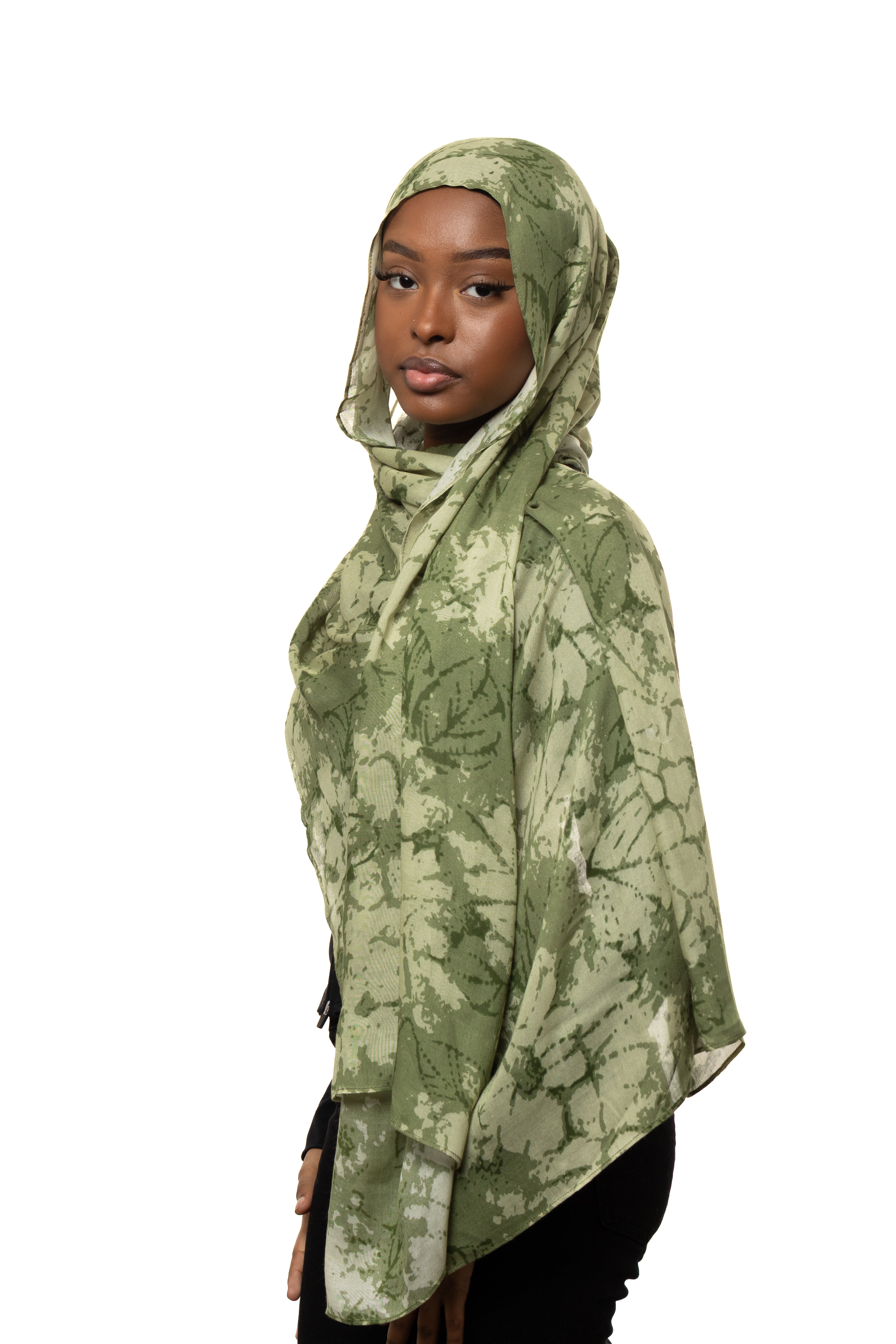 Moss Blossom Modal Hijab