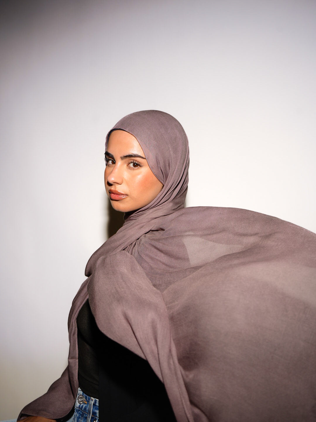Dusky Lavendar Modal Hijab & Undercap Set