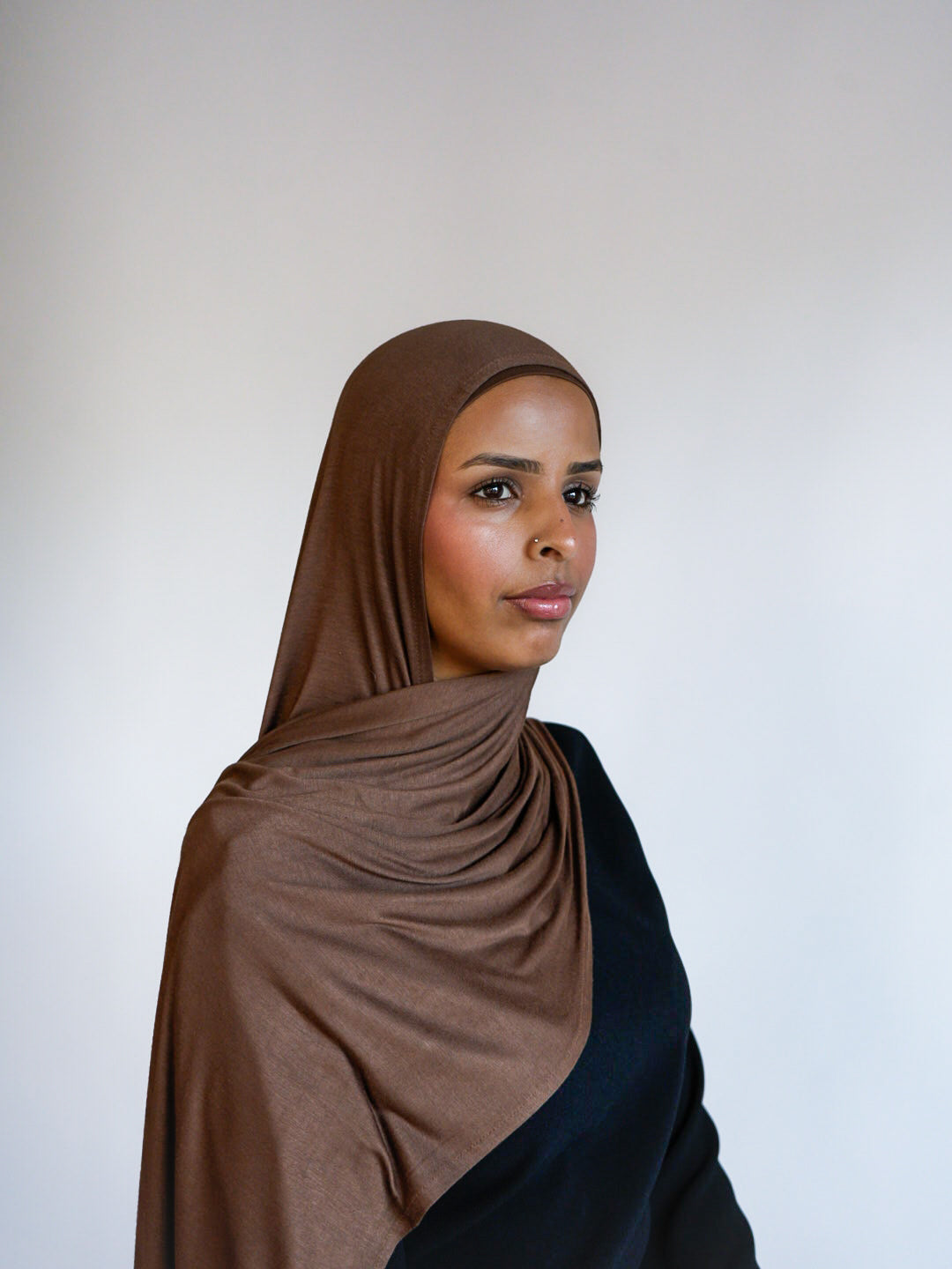 Mocha Jersey Hijab & Undercap Set