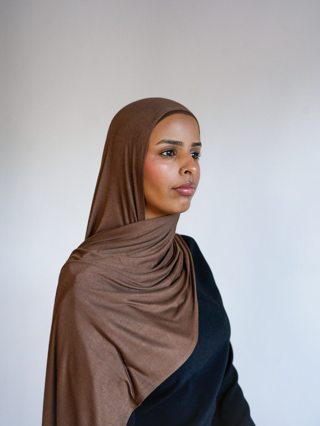 Mocha Jersey Hijab & Undercap Set