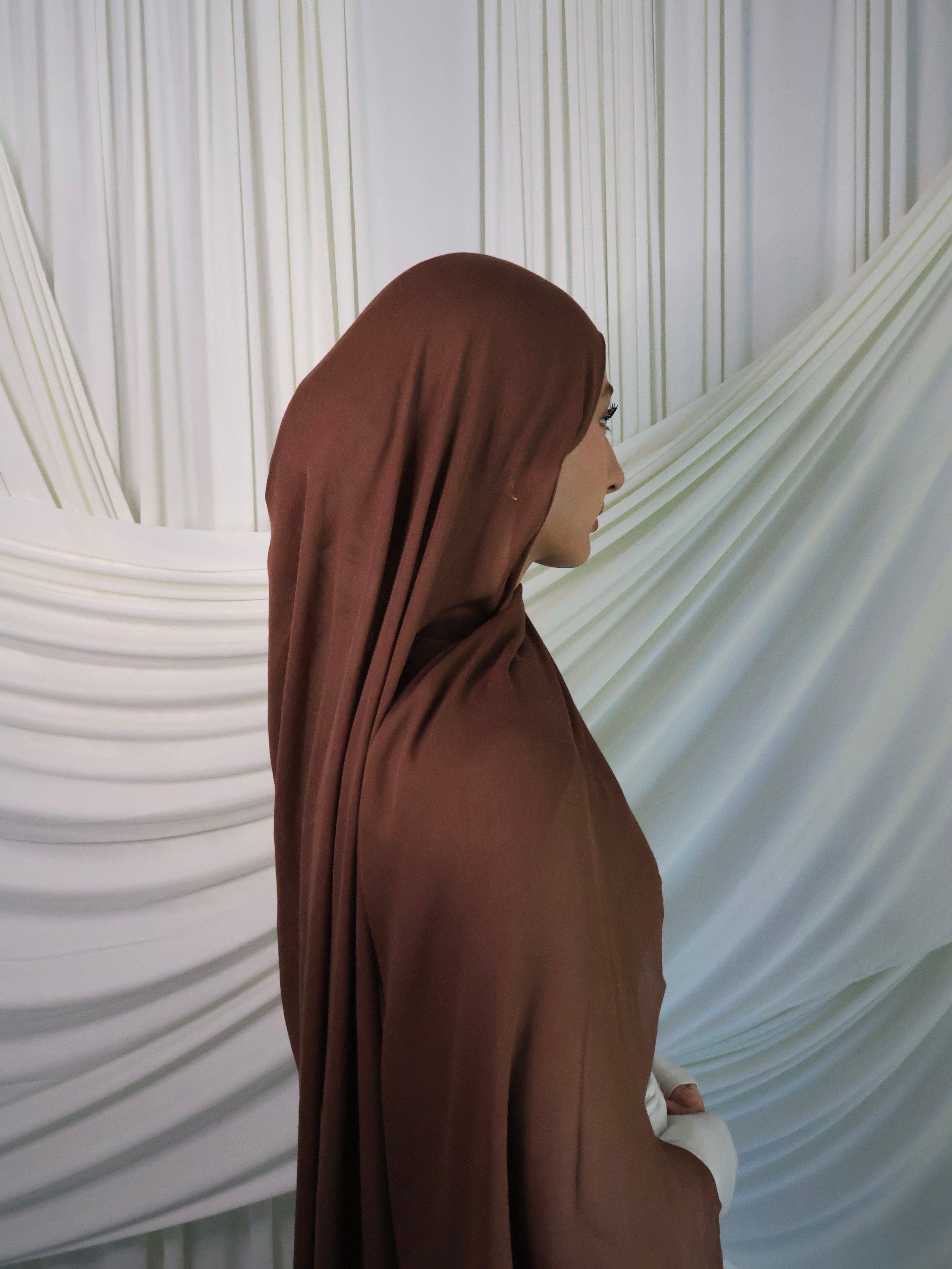 Milk Chocolate Modal Hijab Set & Undercap