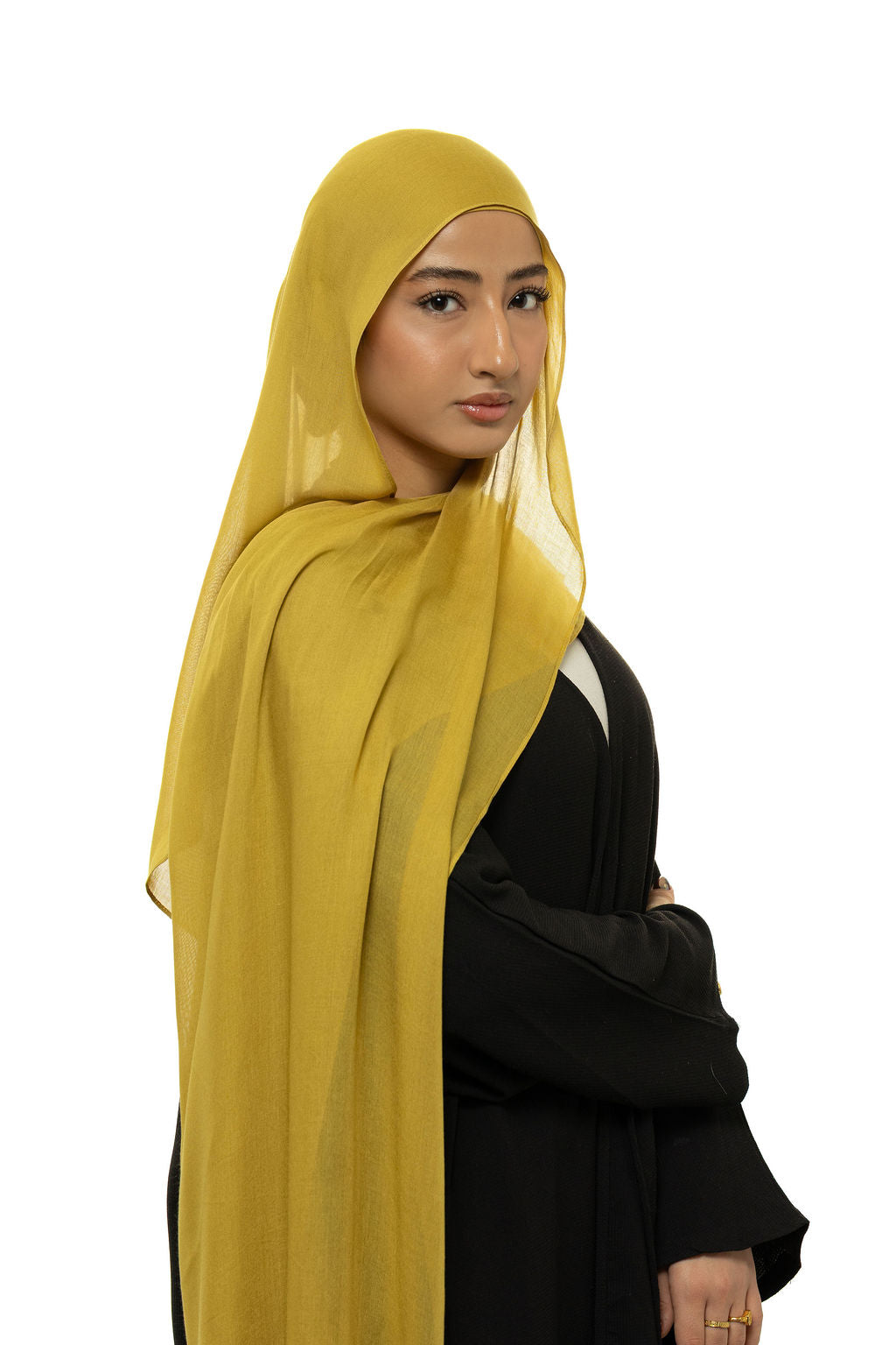Mustard Modal Hijab & Undercap Set