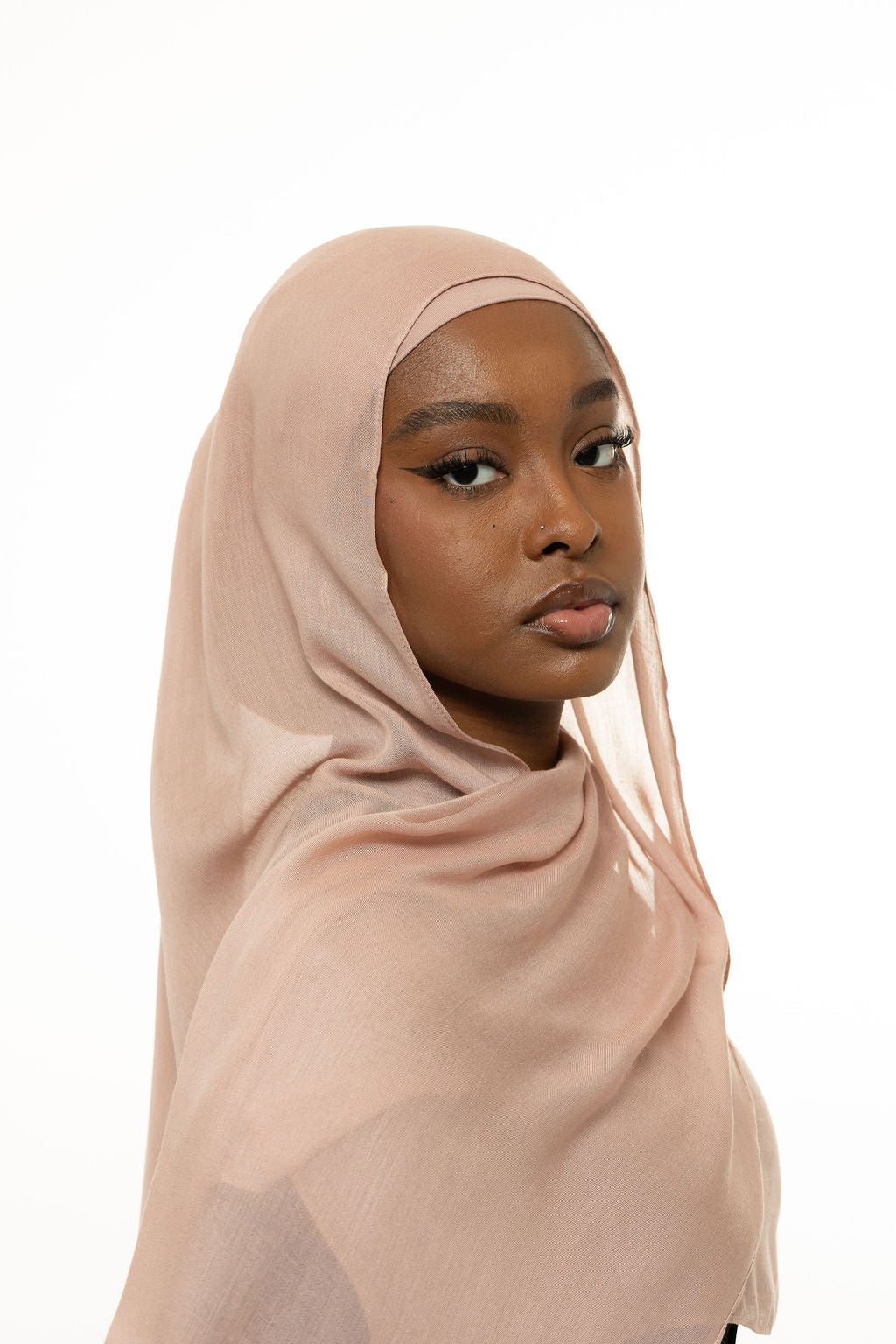 Pale Rose Modal Hijab & Undercap Set