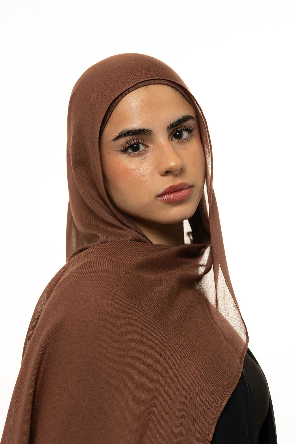 Mocha Modal Hijab & Undercap Set
