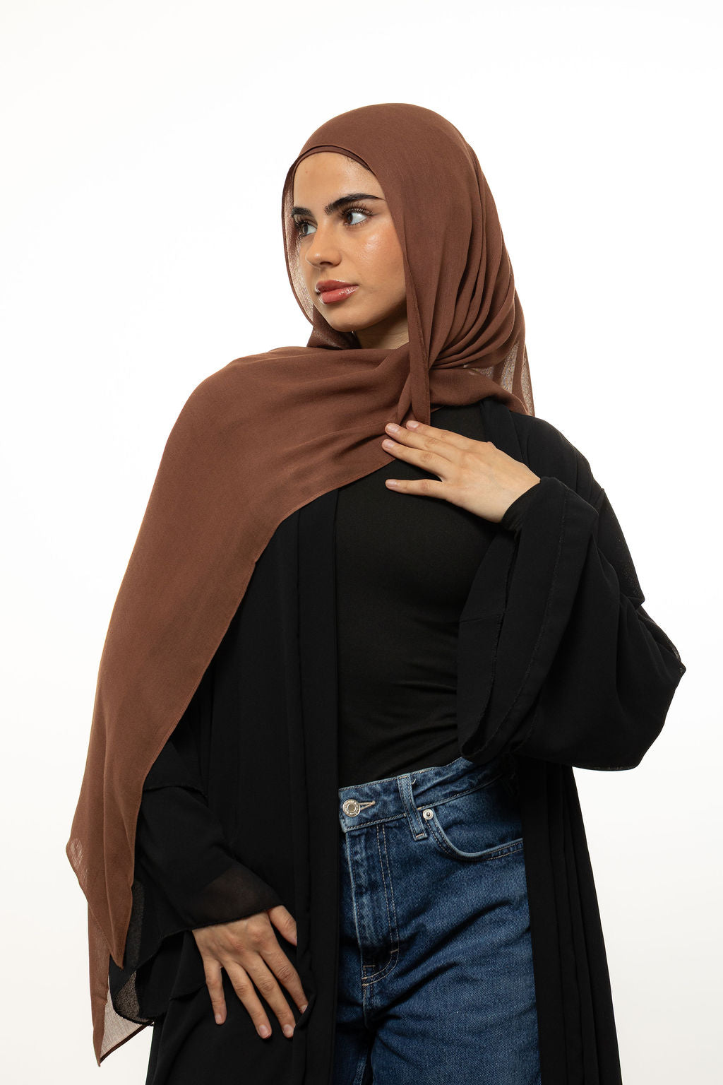 Milk Chocolate Modal Hijab Set & Undercap