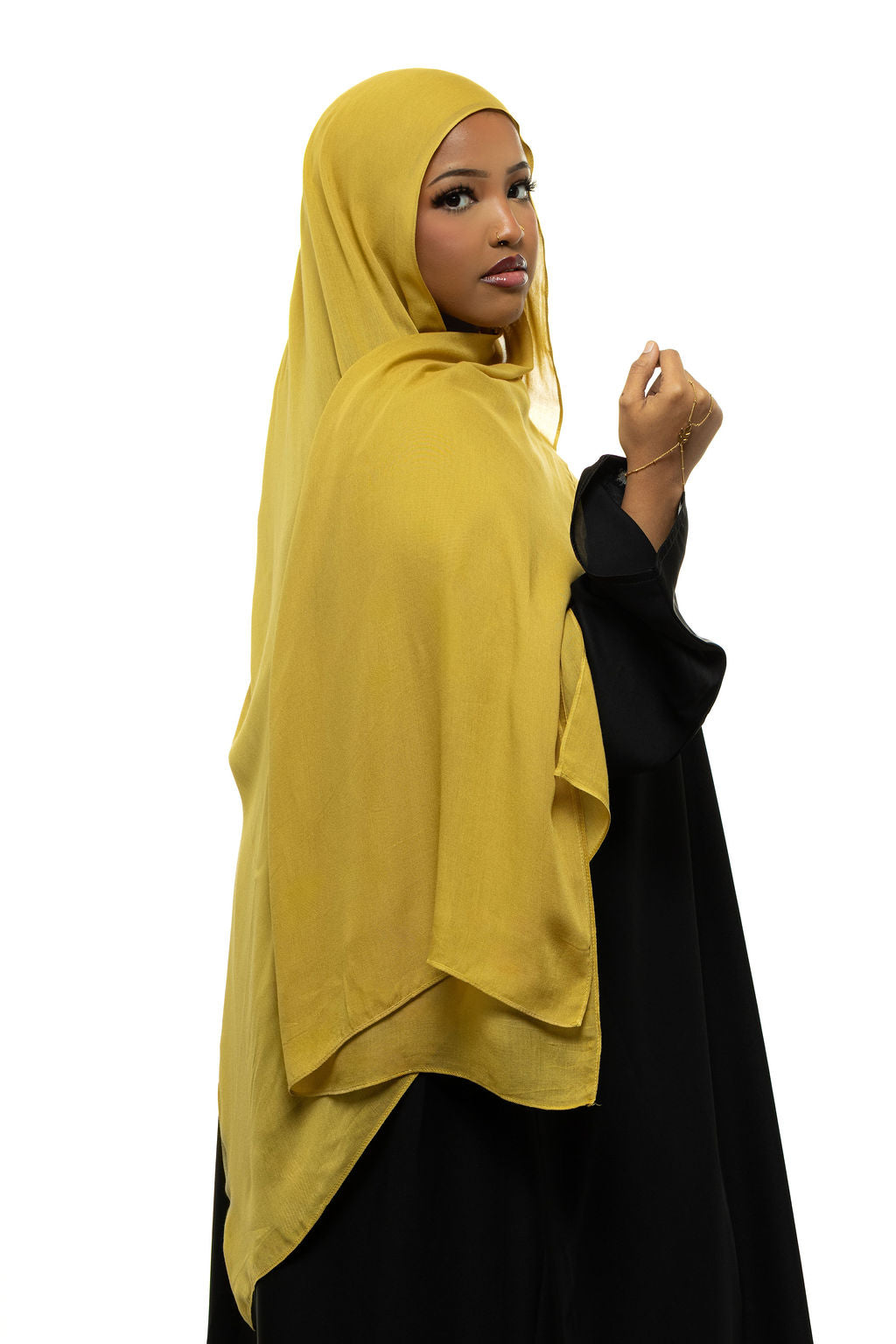 Mustard Modal Hijab & Undercap Set