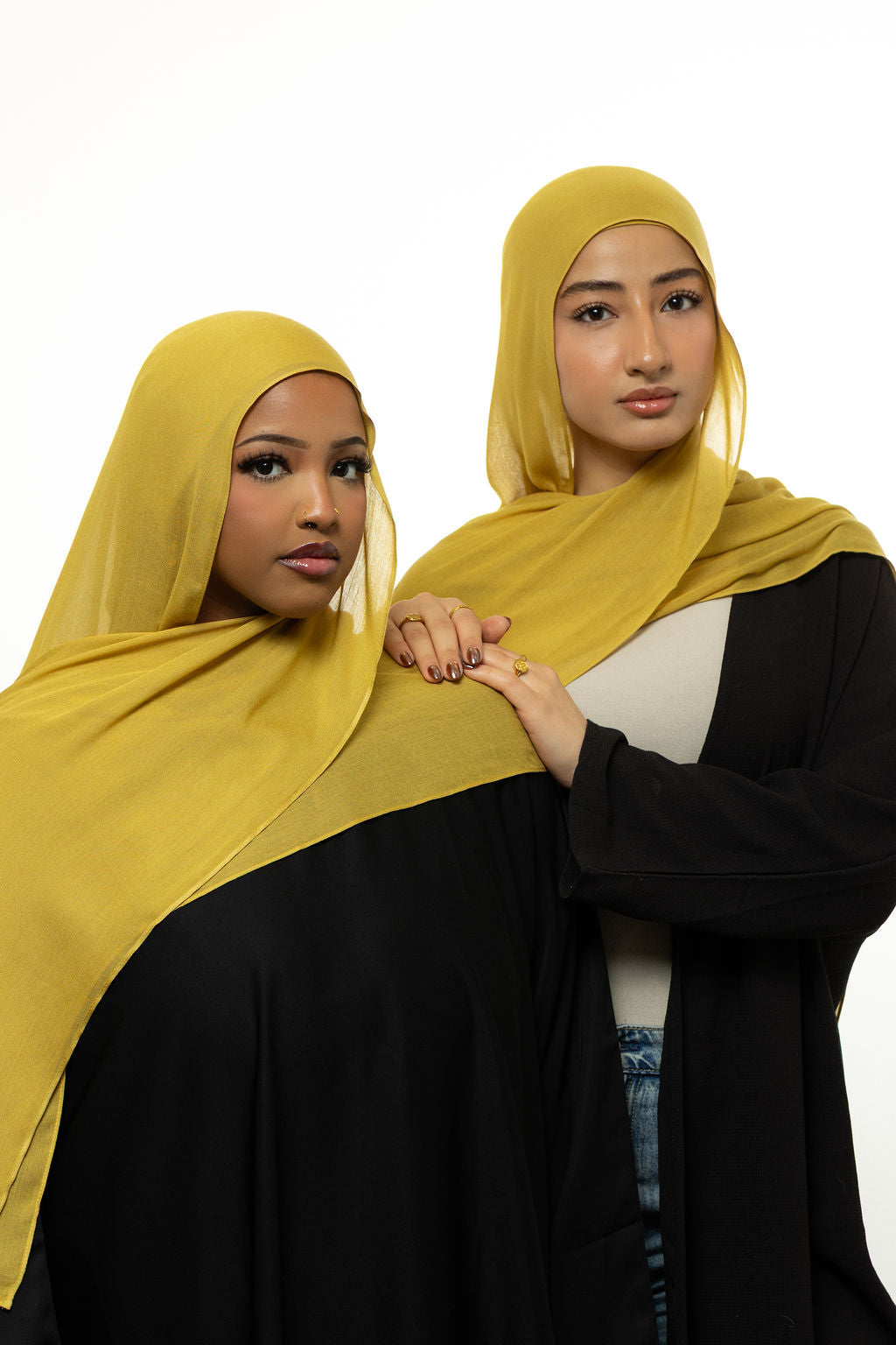 Mustard Modal Hijab & Undercap Set