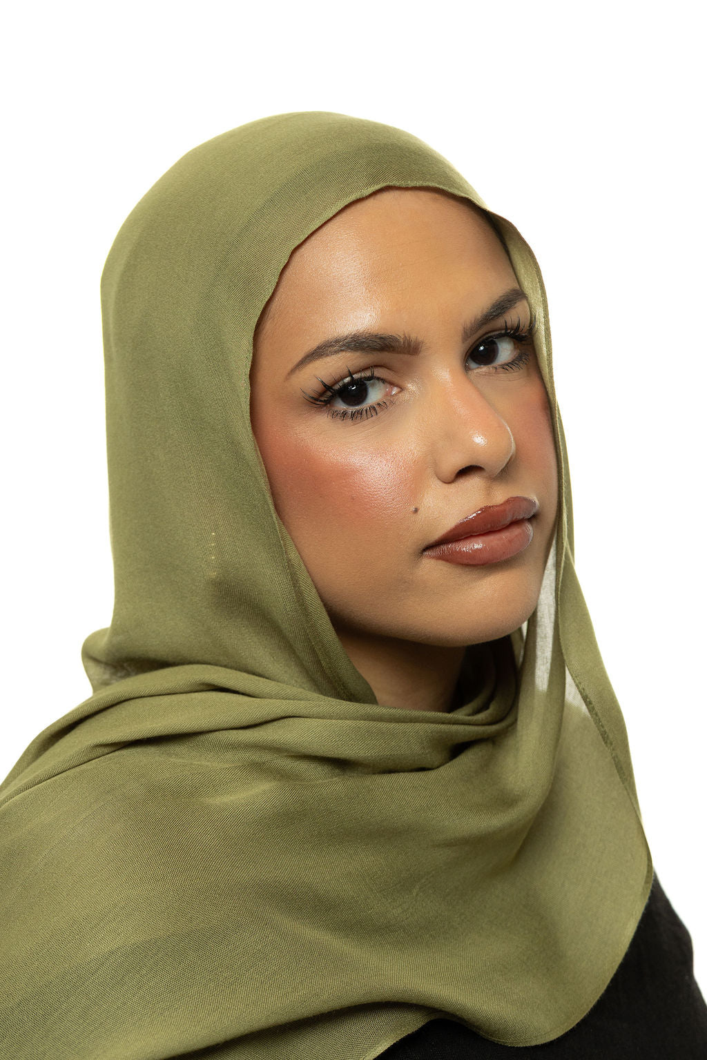 Olive Modal Hijab & Undercap Set