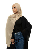 Almond Modal Hijab & Undercap Set