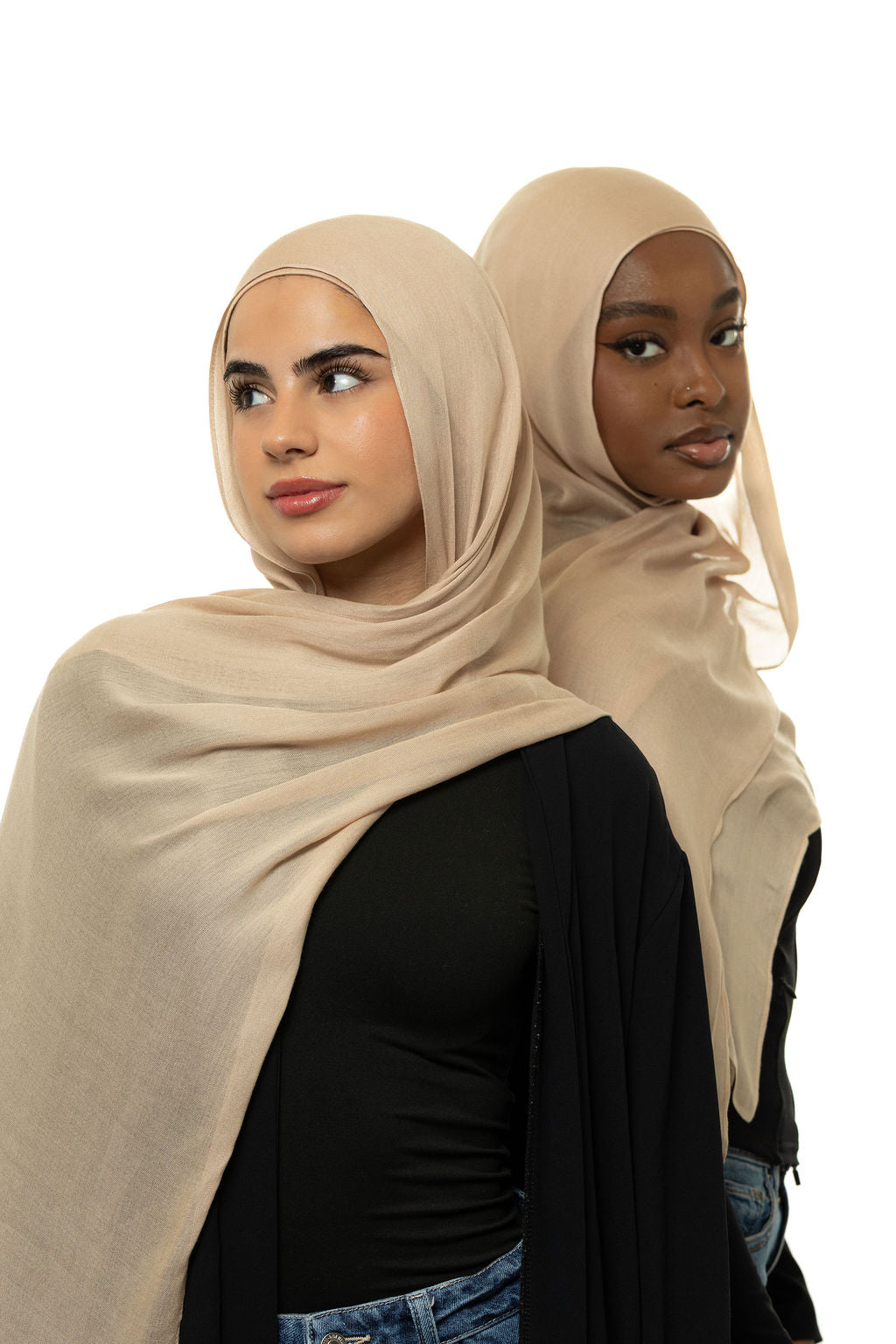 Almond Modal Hijab & Undercap Set