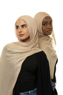 Almond Modal Hijab & Undercap Set