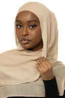 Almond Modal Hijab & Undercap Set
