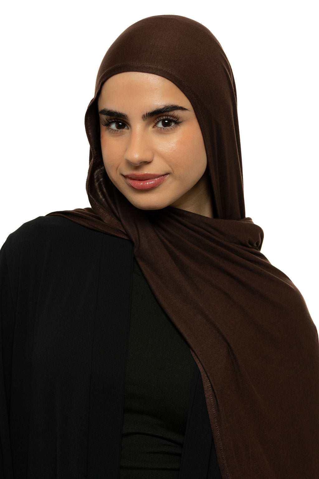 Chocolate Jersey Hijab & Undercap Set