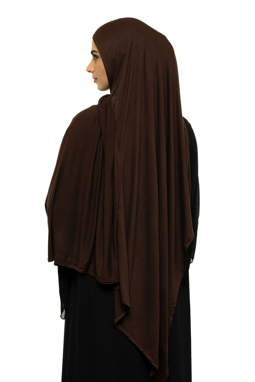 Chocolate Jersey Hijab & Undercap Set