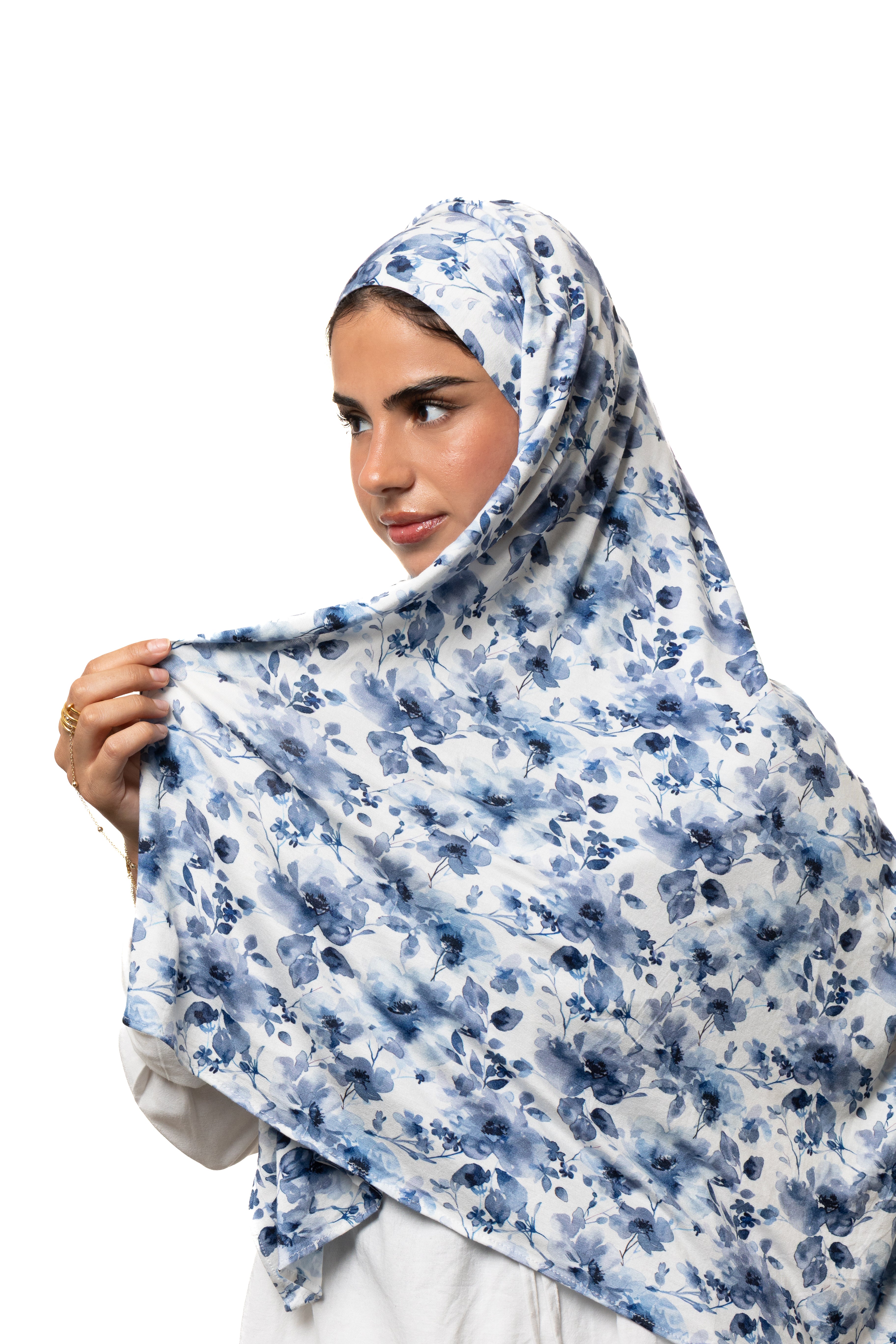 Blue Floral Jersey