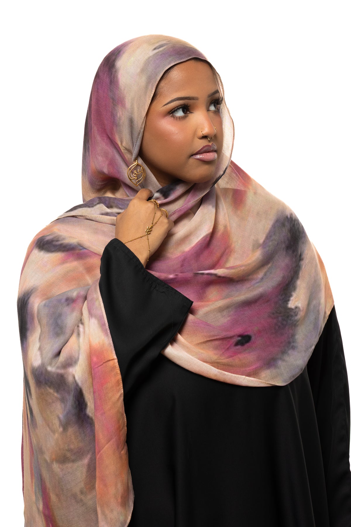Sunset Oasis Modal Hijab