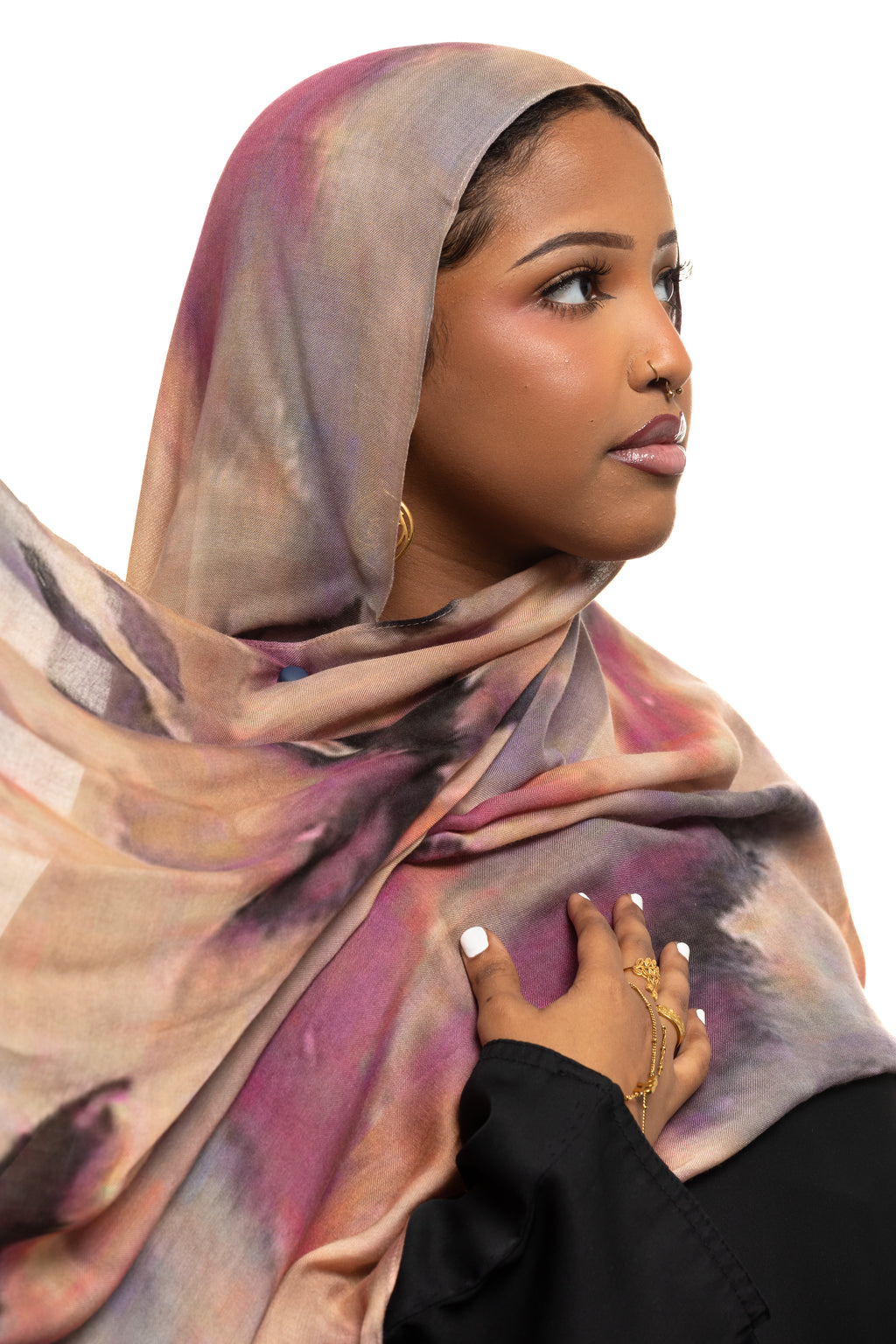 Sunset Oasis Modal Hijab