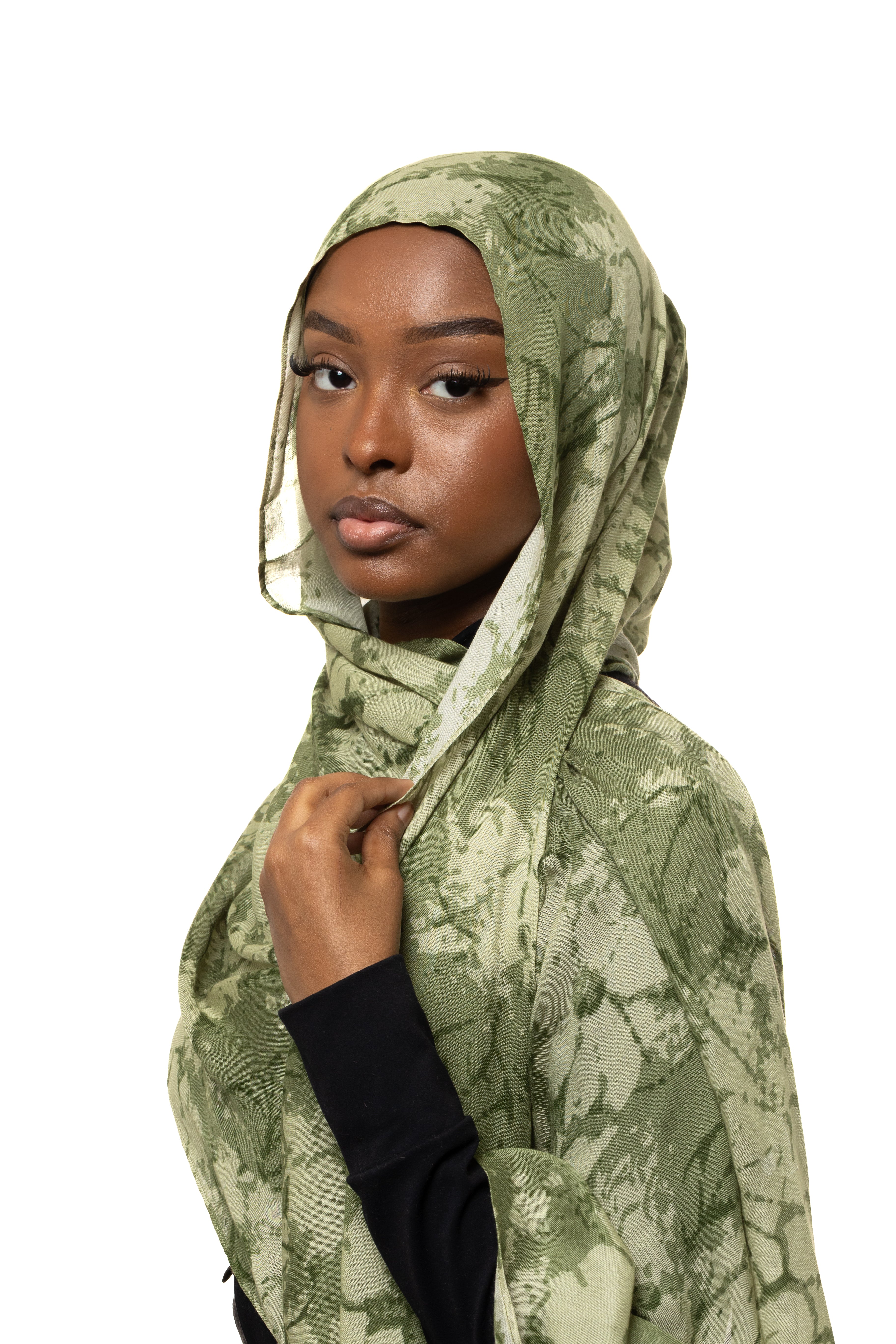 Moss Blossom Modal Hijab