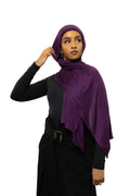 Plum Jersey Hijab & Undercap set