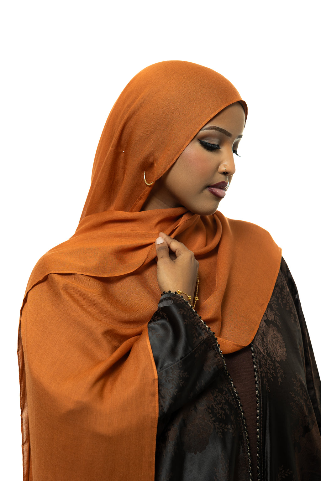 Burnt Orange Modal Hijab