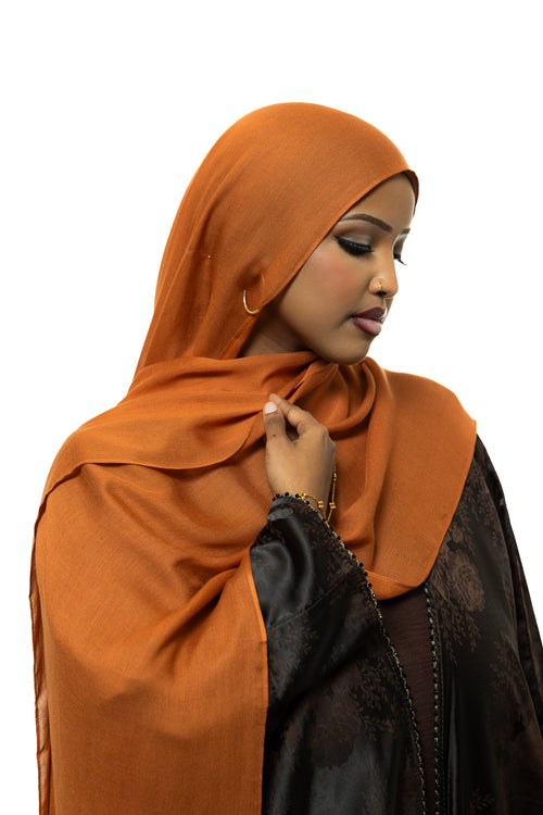Burnt Orange Modal Hijab