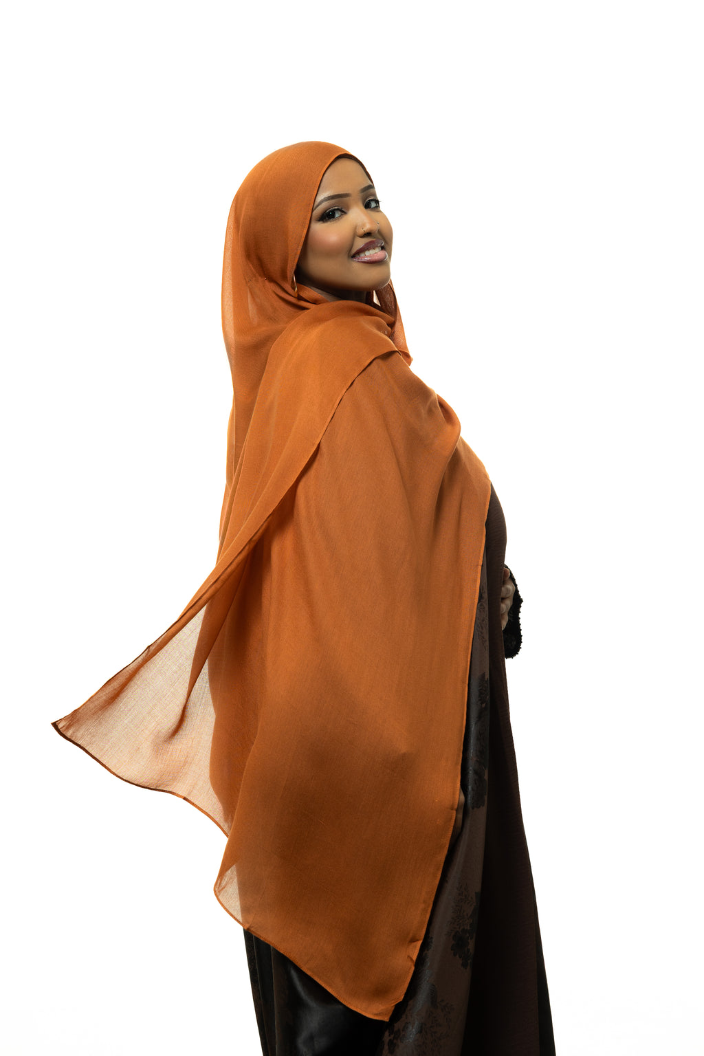 Burnt Orange Modal Hijab