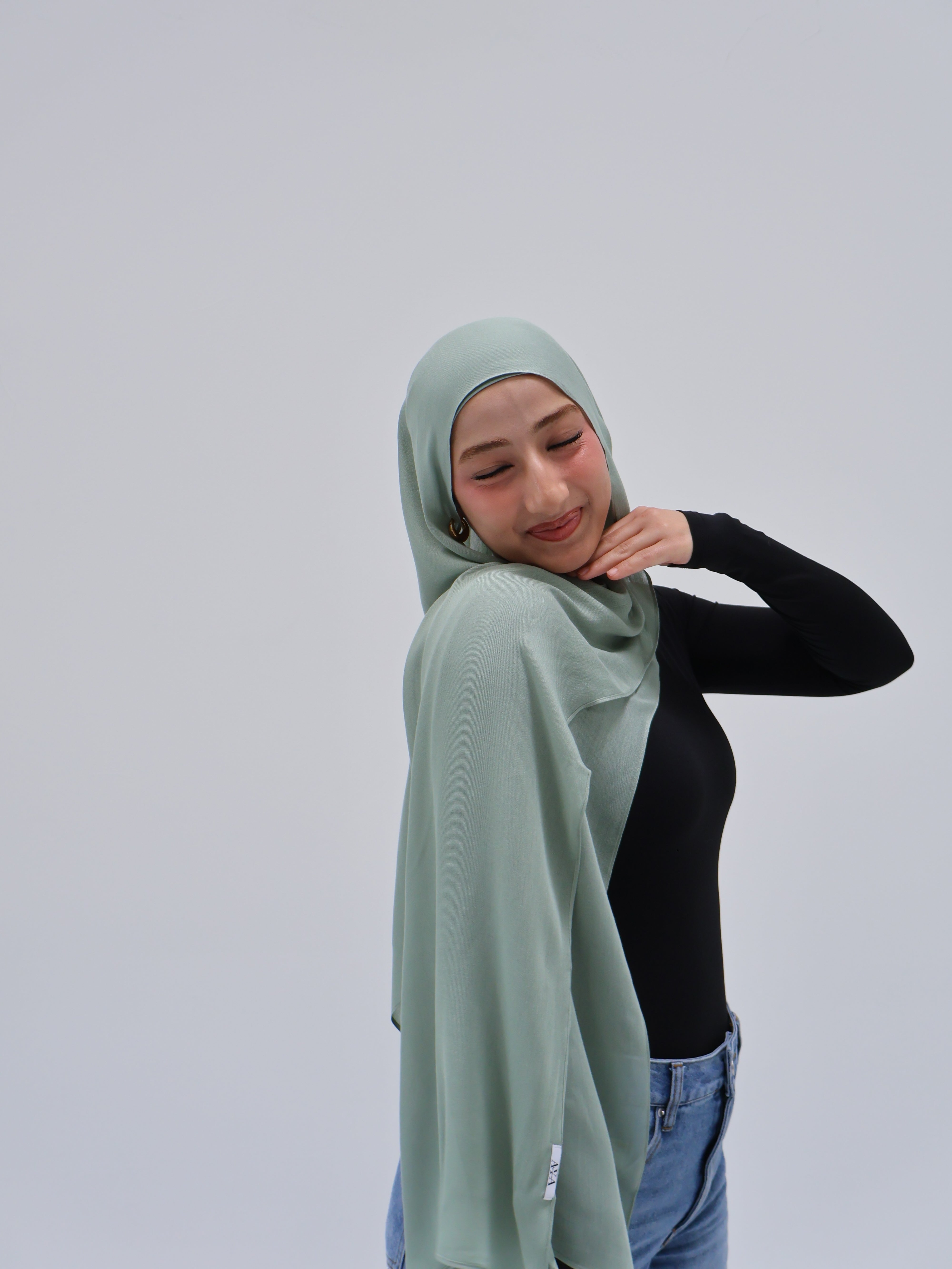 Sage Modal Hijab & Undercap Set