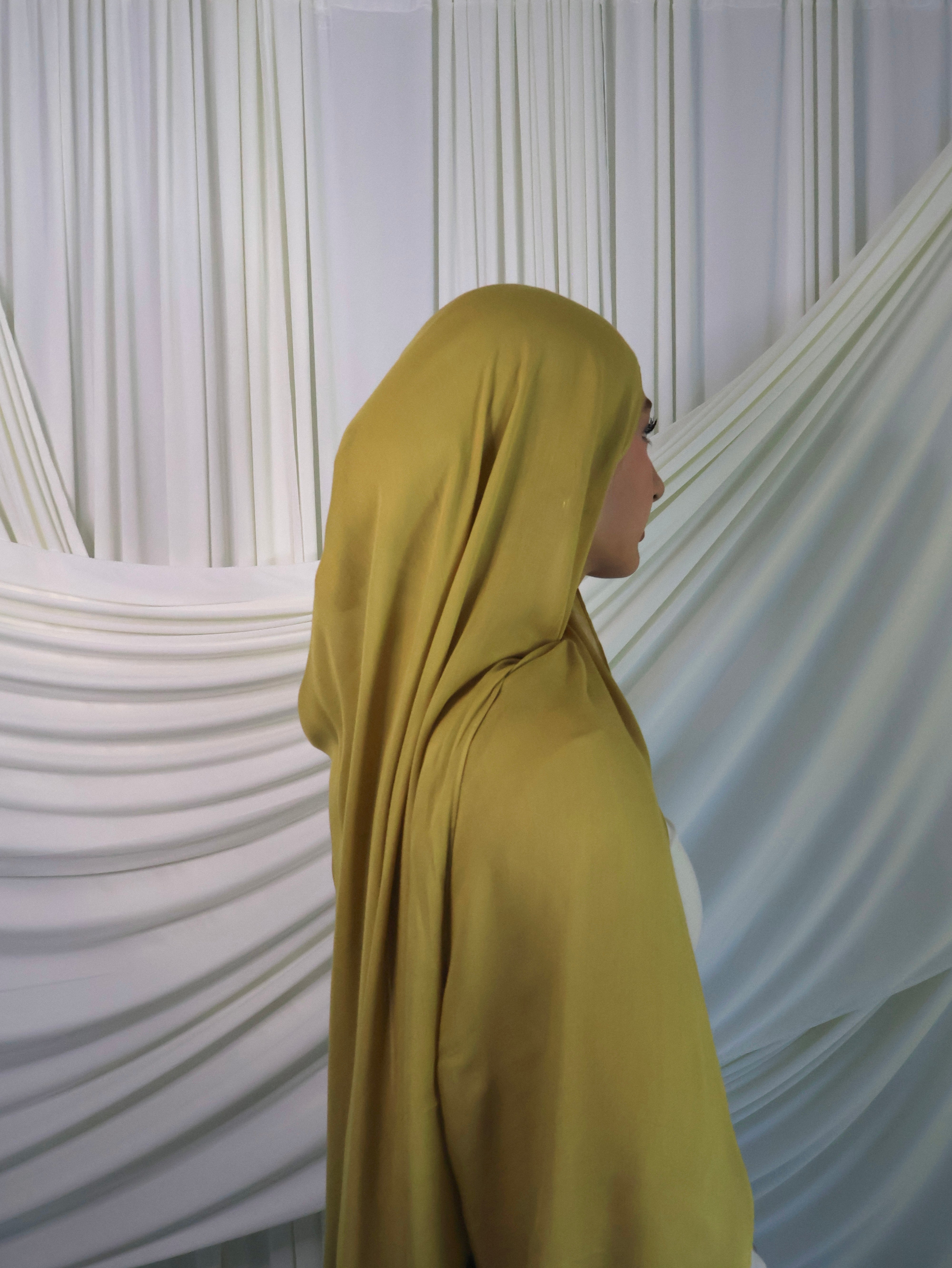 Mustard Modal Hijab & Undercap Set