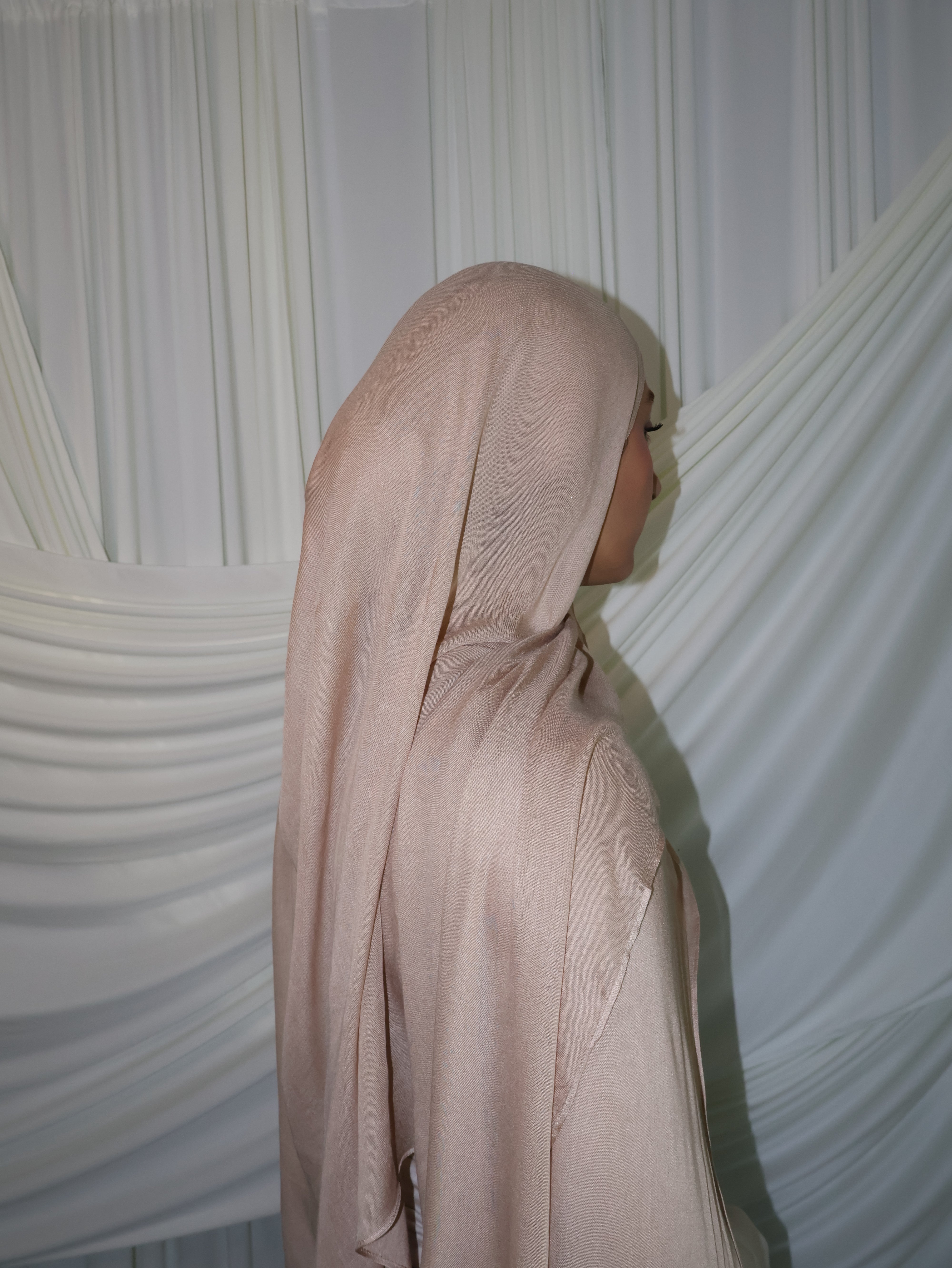Almond Modal Hijab & Undercap Set